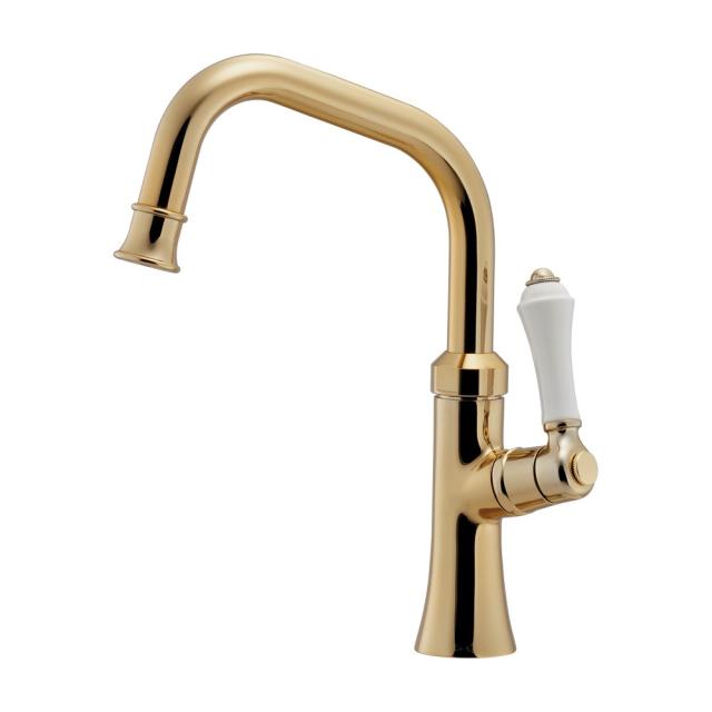 カクダイ シングルレバー立水栓(トール) アンティークゴールド 神〔GB〕 716-290-AG シングルレバー立水栓 カクダイ アンティークゴールド色