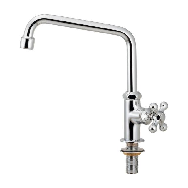 カクダイ　泡沫立形自在水栓 一般地・寒冷地共用　【品番：700-768】