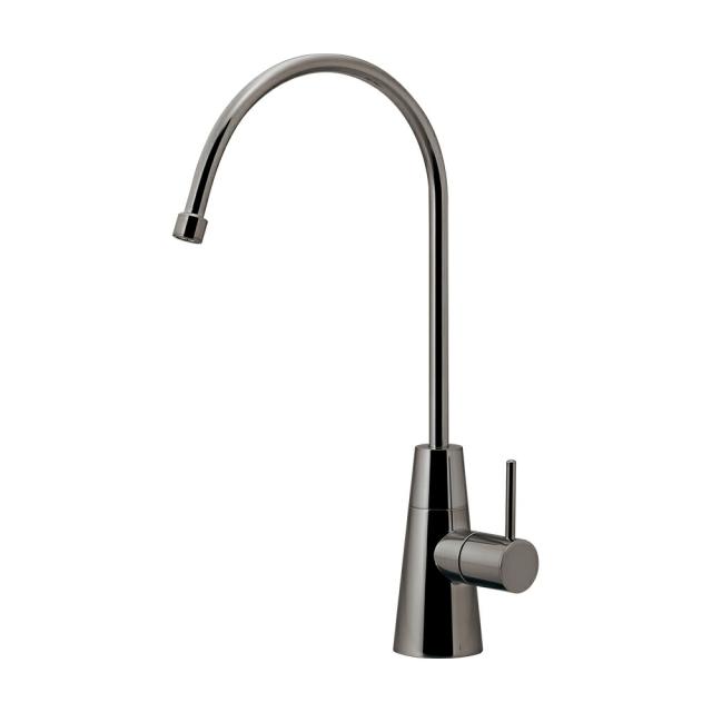 カクダイ　浄水器用元止め水栓　ダークシルバー　【品番：721-011-DS】