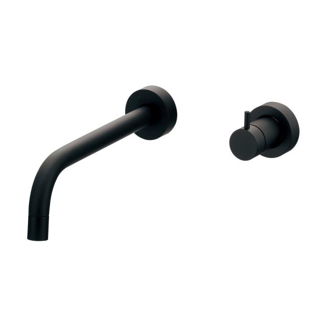 カクダイ　壁付水栓　マットブラック　【品番：722-004-D】