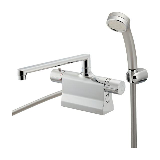 カクダイ サーモスタットシャワー混合栓 デッキタイプ 175-001 カクダイ 175-022 サーモスタットシャワー混合栓（デッキタイプ