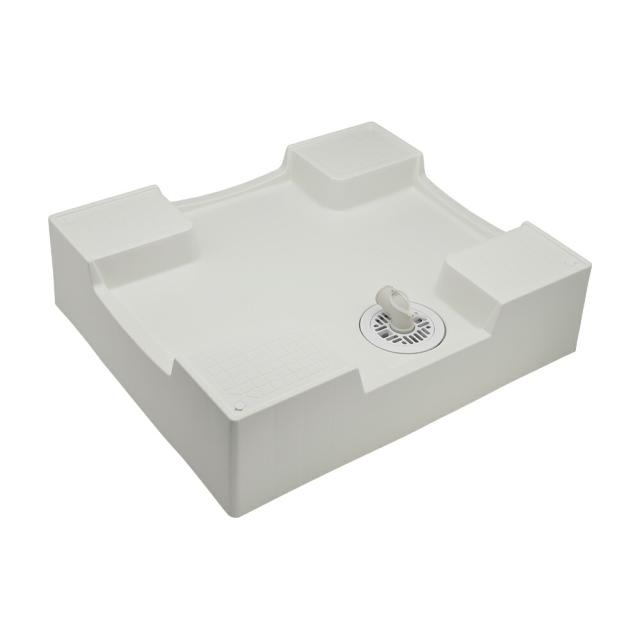 カクダイ　洗濯機用防水パン（床上配管型）　ホワイト　【品番：426-424-W】