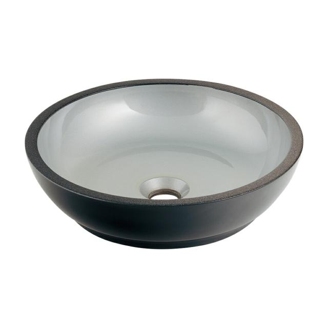 カクダイ　丸型手洗器　銀砂　【品番：493-253-S】