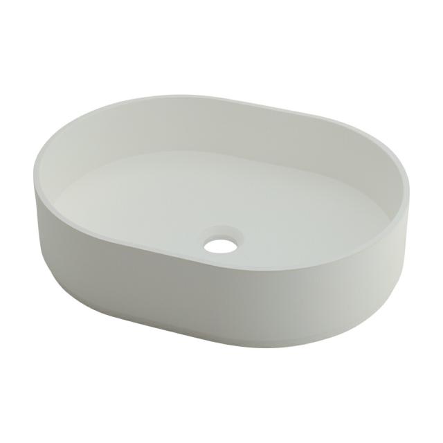 カクダイ　丸型洗面器　マットホワイト　Luju　【品番：493-260-W】