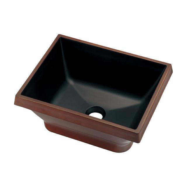 カクダイ　角型手洗器　カカオ　QuQu　【品番：493-265-DD】