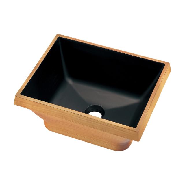 カクダイ　角型手洗器　アーモンド　QuQu　【品番：493-265-LD】