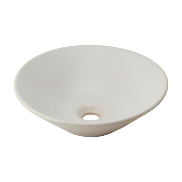カクダイ　丸型手洗器　狭霧　【品番：493-266-CW】