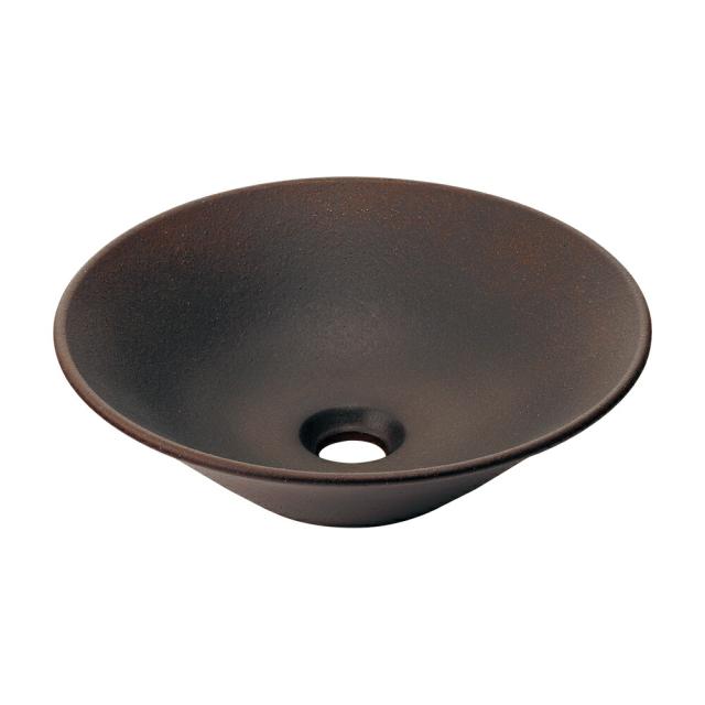 カクダイ　丸型手洗器　岩銕　【品番：493-266-DM】