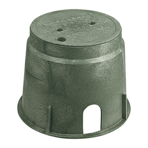 カクダイ　電磁弁ボックス（丸型）　【品番：504-011】