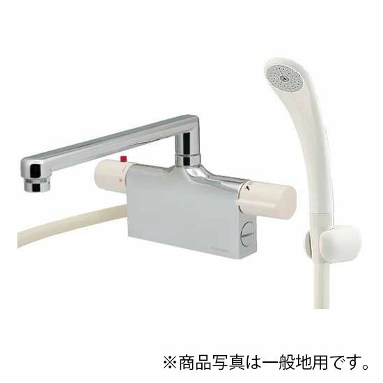 カクダイ サーモスタットシャワー混合栓 デッキタイプ 175-001 カクダイ 175-022 サーモスタットシャワー混合栓（デッキタイプ