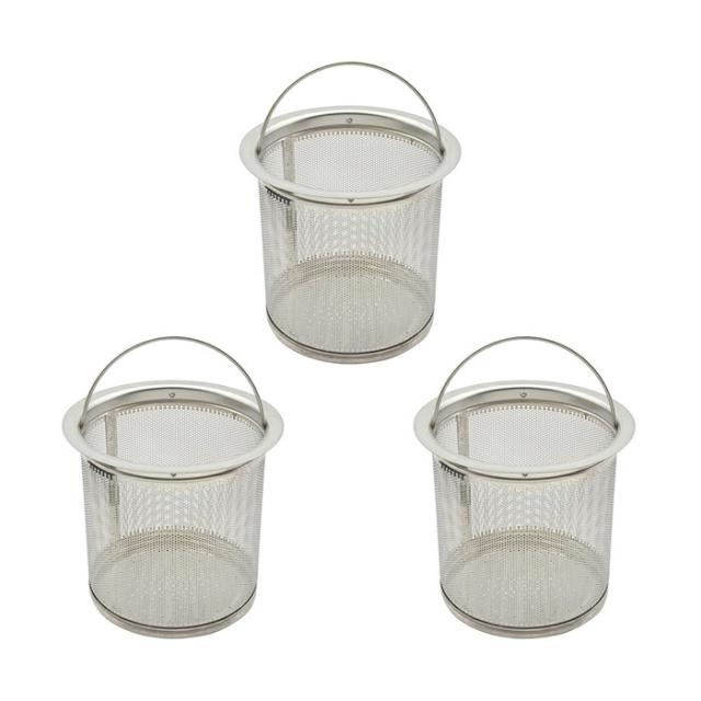 カクダイ　GAONA これエエやん 流し用ゴミカゴ（ステンレス）（3個）　【品番：GA-PB055】