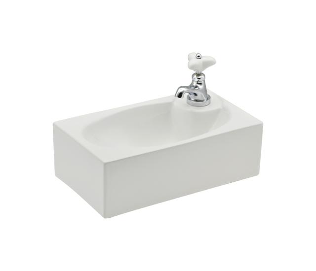 カクダイ GAONA これエエやん 壁掛手洗器(水栓付き) 【品番:GA-MA001】