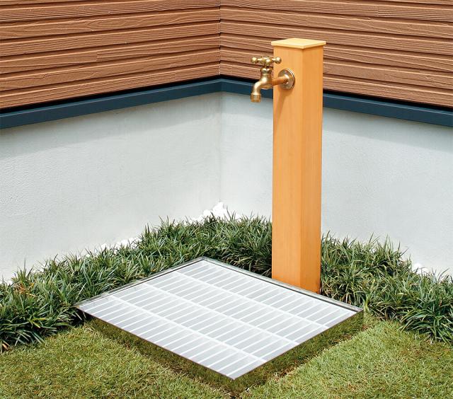 カクダイ　水栓柱（樹脂木）　【品番：624-162】_1