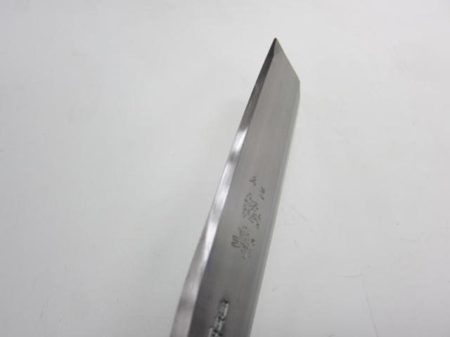 五十嵐刃物工業　鋼典 鋼付高級鞘鉈 コブ柄（片刃） 180mm鋼付高級鞘鉈　【品番：C-16】_8