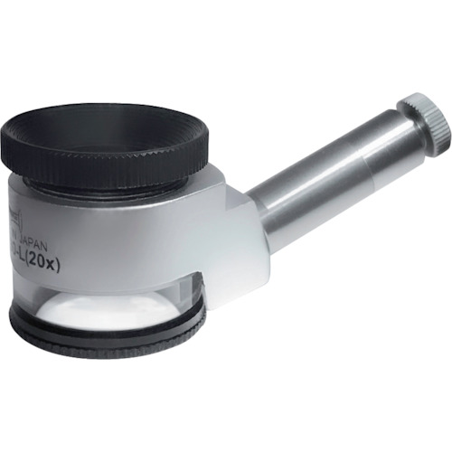 【在庫処分】京葉光器　リーフ　デスク型　ＬＥＤスケールルーペ　20ｘ　【品番：5720-L】