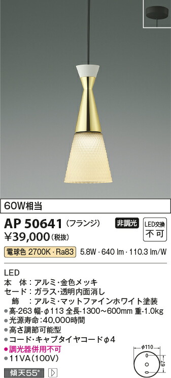 コイズミ照明　ペンダント　【品番：AP50641】_1