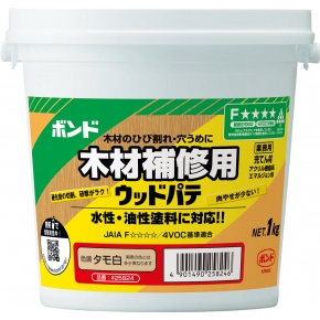 コニシ　ボンド ウッドパテ 木材補修用 12個入　タモ白　【品番：#25824】