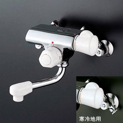 KVK　定量止水付ミキシング式混合栓　寒冷地用　【品番：KM155WG】