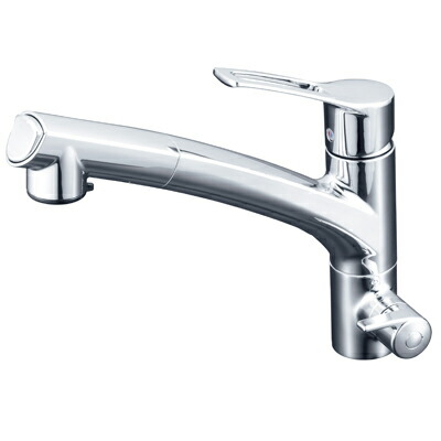 KVK　ビルトイン浄水器用シングルシャワー付混合栓（浄水カートリッジセット別売）　一般地用　【品番：KM5061NCK】