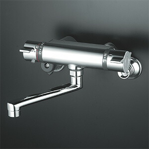 KVK　サーモスタット式シャワー（撥水）170mmパイプ付　【品番：KF800TR2HS】