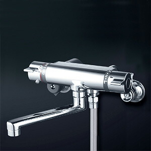 KVK　サーモスタット式シャワー・ワンストップシャワー付（240mmパイプ付）（寒冷地用）　【品番：KF800WTR2S2】