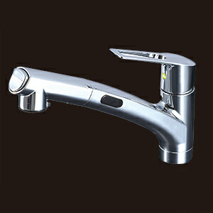 KVK　シングルシャワー付混合栓（センサー） 撥水　【品番：KM5021TAECHS】