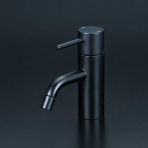 KVK シングル混合栓マットブラック シングルシャワー付混合栓（eレバー）マットブラック