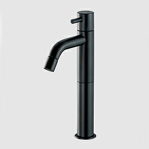 KVK　立水栓（単水栓）ロングボディ マットブラック　【品番：LFK612X-112M5】