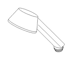 KVK　メッキシャワーヘッド　【品番：Z905】