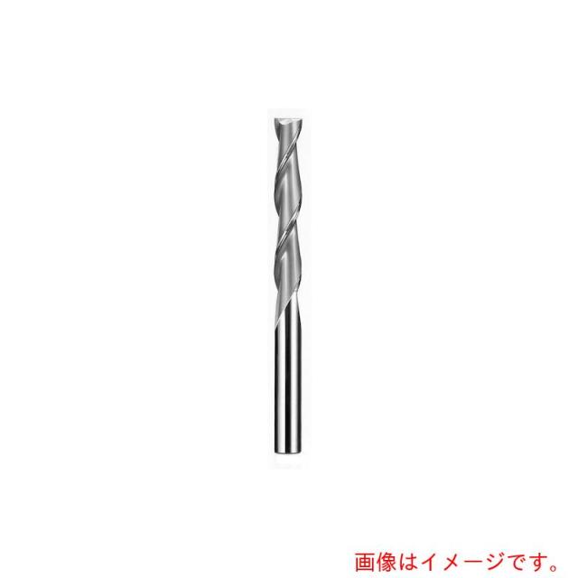 京セラ　２枚刃　スクエアエンドミル　エキストラロング　ミリ仕様　３ＸＬＭ（コーティングなし）　【品番：43395】