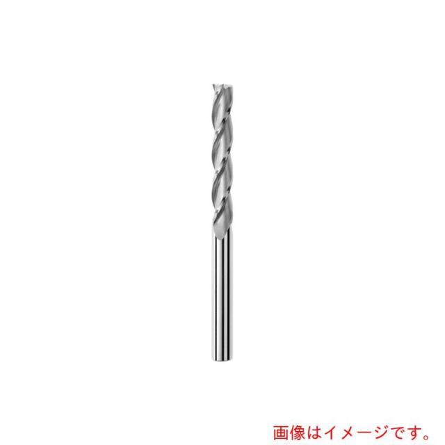 京セラ　３枚刃スクエアエンドミル　ミリ仕様　５ＸＬＭ（ノンコーティング）　【品番：43585】