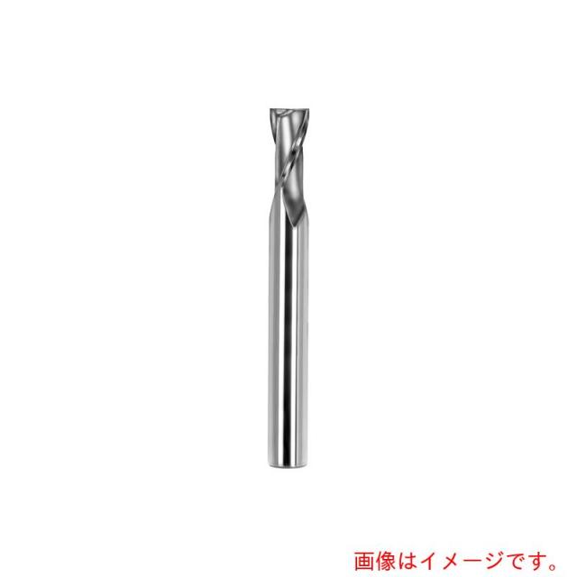 京セラ　２枚刃スクエアエンドミル　ロングリーチ　ミリ仕様　５９Ｍ（ノンコーティング）　【品番：43917】