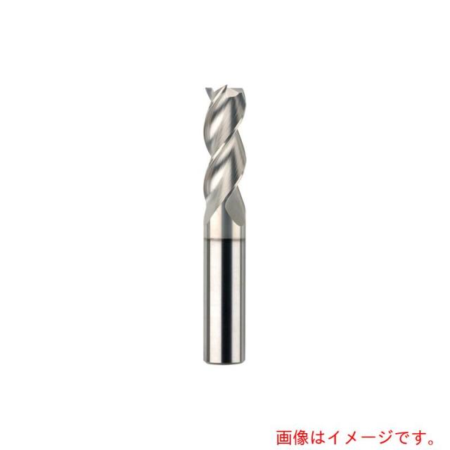 京セラ　３枚刃　非鉄金属用スクエアエンドミル　ミリ仕様　４３Ｍ（コーティングなし）　【品番：44708】