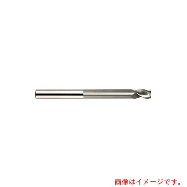 京セラ　３枚刃　非鉄金属用ロングリーチラジアスエンドミル　ミリ仕様　４３ＭＬＣ（コーティングなし）　【品番：44836】