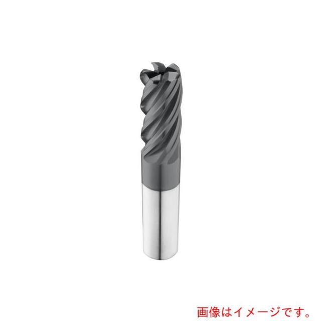 京セラ　５枚刃　荒加工用ラジアスエンドミル　ミリ仕様　Ｚ５ＭＣＲ（ＴＡコーティング・内部給油対応）　【品番：47147】