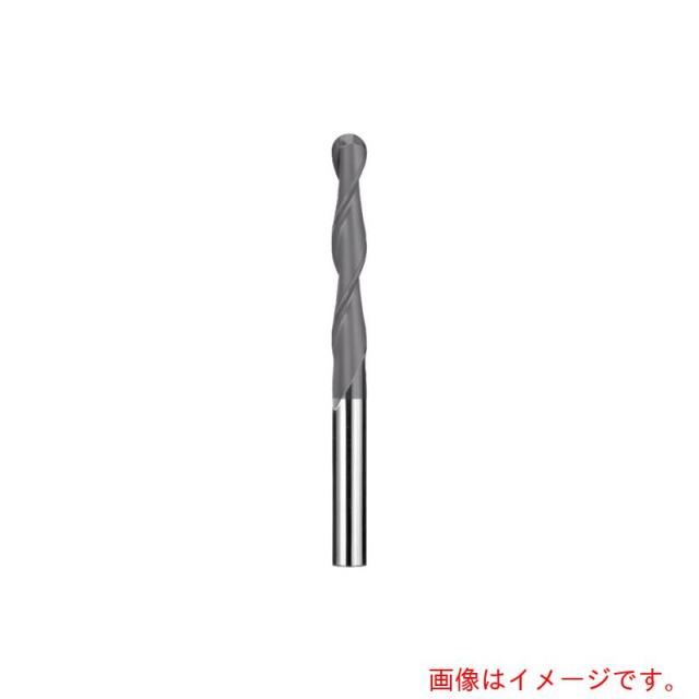 京セラ　２枚刃ボールエンドミル　ミリ仕様　３ＸＬＭＢ（ＡｌＴｉＮコーティング）　【品番：49573】
