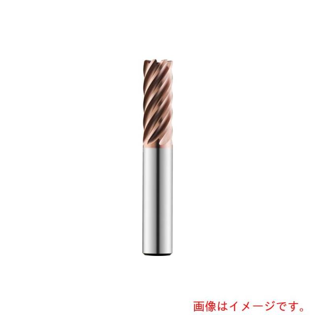 【電子メール便相応う】京セラ ７枚刃ラジアスエンドミル ７７ＭＣＲ（ＴＭ上塗り）チップブレーカーなし 【品番：74401】