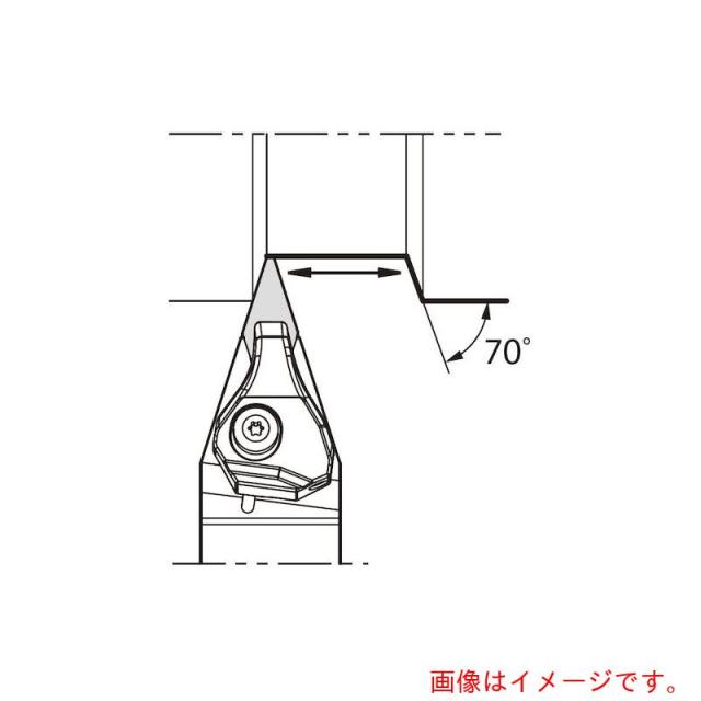 京セラ　外径・倣い加工用クーラントホルダ　ＤＶＶＮ−ＪＣＴ　【品番：DVVNN2525M-16JCT】