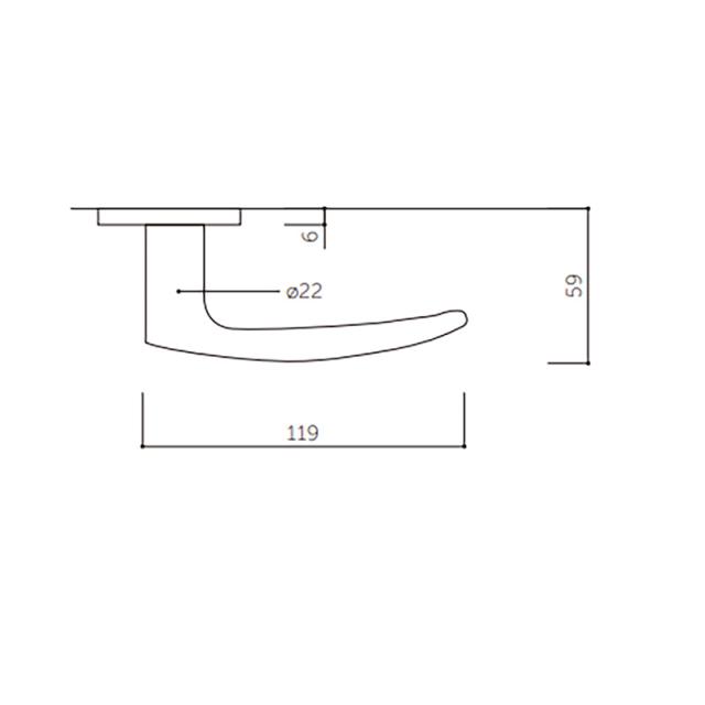 MARUKI　GMレバーハンドル Limited 間仕切錠 小判座 TXS-1H12 1Hレバー　limited matte black　【10個】　【品番：D-900】_2