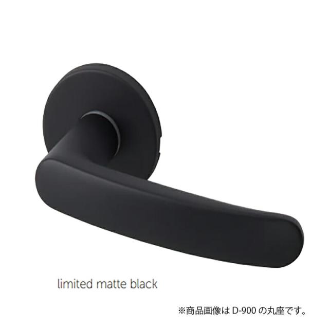 MARUKI　GMレバーハンドル Limited 表示錠 小判座 TXS-1H42 1Hレバー　limited matte black　【10個】　【品番：D-900】