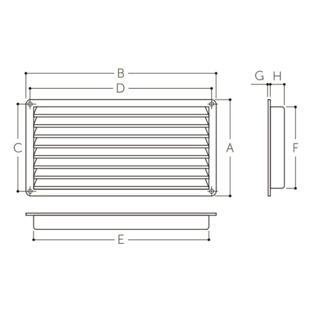 MARUKI　P.Cドアー用ガラリ 75ｘ375　チーク　【40個】　【品番：P-130】