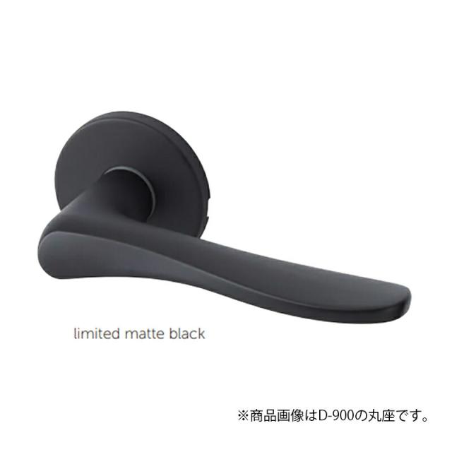 MARUKI　GMレバーハンドル Limited 表示錠 小判座 TXS-1K42 1Kレバー　limited matte black　【10個】　【品番：D-900】