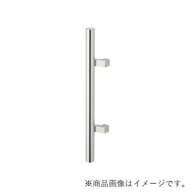 MARUKI　丸棒ドアーハンドル（T型） 寸法300　鏡面クローム　【品番：ST-1000】