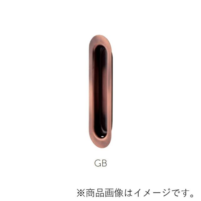 MARUKI　オークス引手 寸法105　GB　【50個】　【品番：S-405】