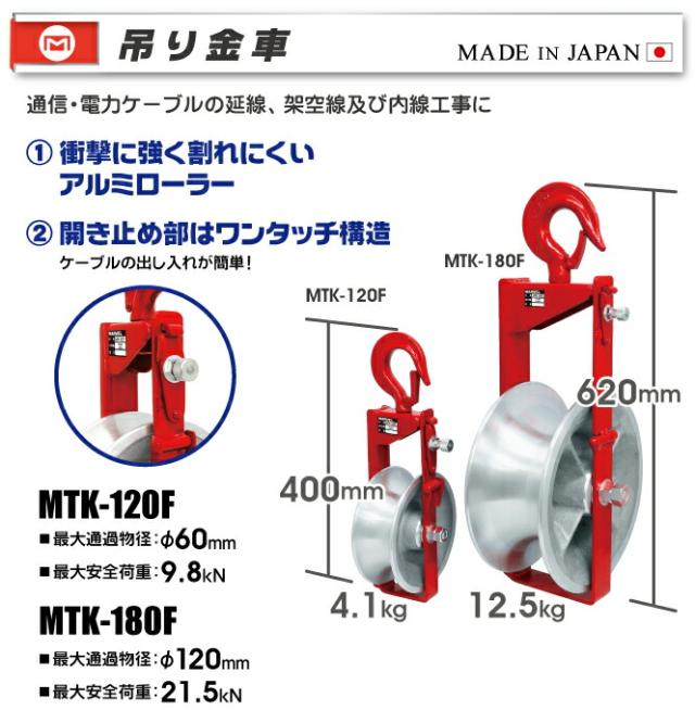 マーベル　吊り金車　【品番：MTK-120F】_3