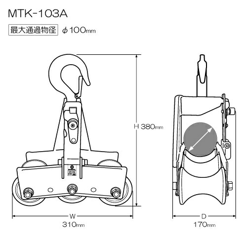 マーベル　3連金車　【品番：MTK-103A】_2