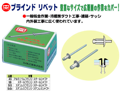 マーベル　ブラインドリベット　【品番：STST-54】_1
