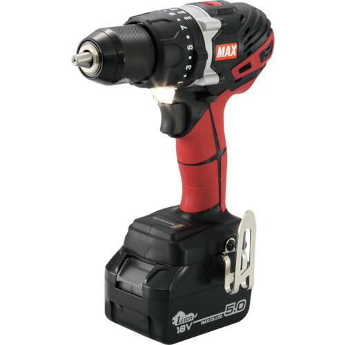 マックス　MAX　１８Ｖ充電式振動ドリルドライバ　【品番：PJ-VD131-B2C/1850A】