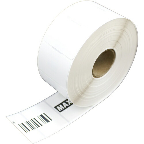 マックス　MAX　感熱ラベルプリンタ　ＬＰ−５５Ｓ／５０Ｓ／７０Ｓ用ラベル　ＬＰ−Ｓ４０２８Ｈ（ＶＰ）　剥離用幅４０×ピッチ２８ｍｍ　１３５０枚×５０巻　【品番：IL90760】