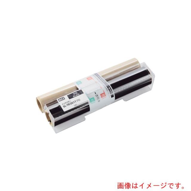 マックス　MAX　ビーポップ　ＣＰＭ−２００用インクリボン（詰替用）ＳＬ−ＴＲ２０３Ｔアカ　５０ｍ巻　【品番：SL-TR203T】